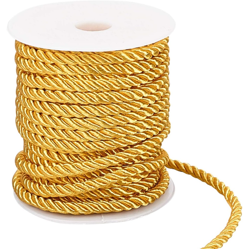 Cord Trim Twisted - 1 Rolle 59 Fuß Goldschnur, 5