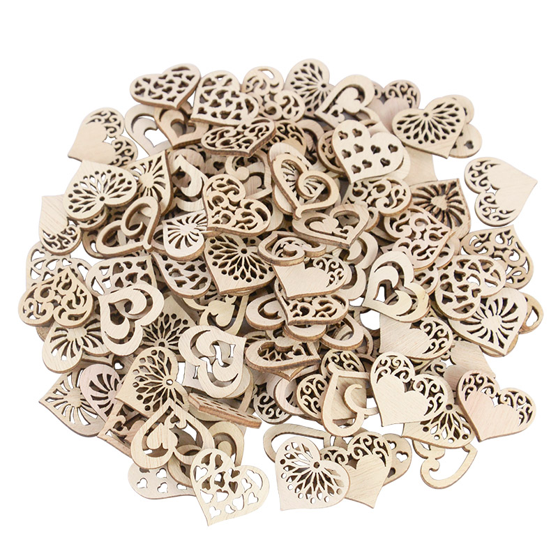 50/100 Stück ausgehöhltes Herz – Craft Embellishment Bewertung und Preis