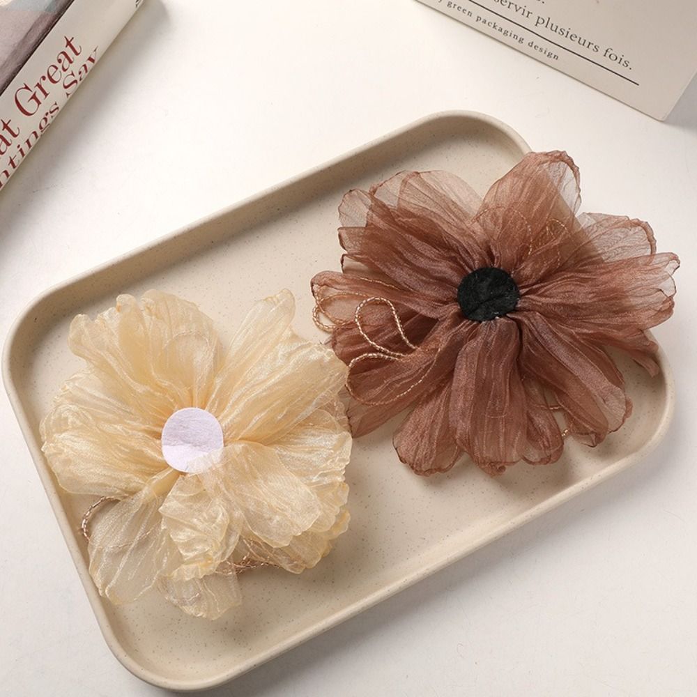 Organza-Stoffblumen-Applikatio – Crystal Mesh Fabric Bewertung und Preis