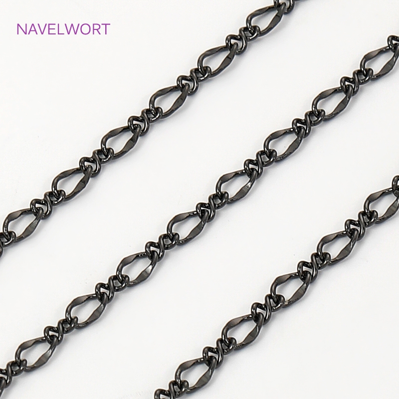 Schwarze ovale dünne Ketten fü – Embroidery Craft Bewertung und Preis
