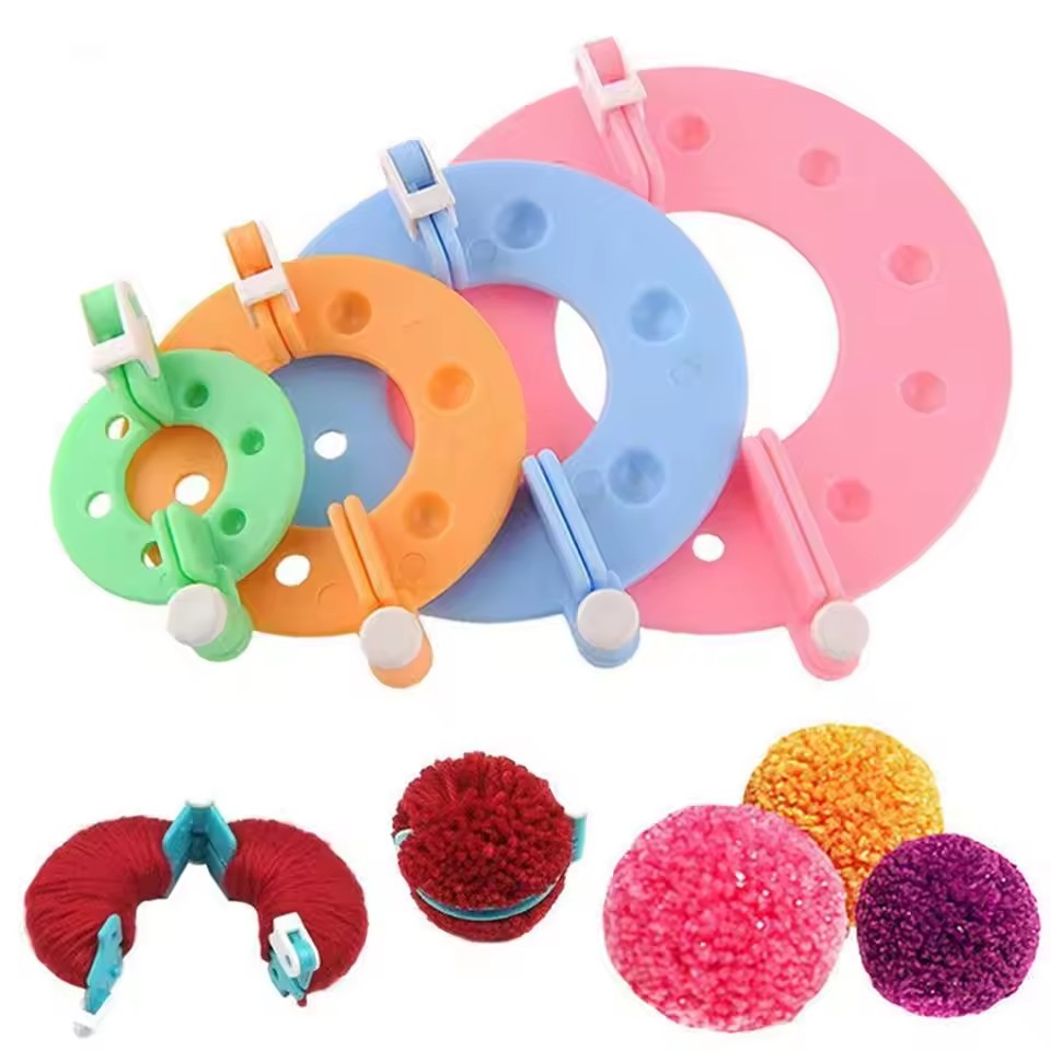 8-teiliges Pompon-Strickset in – Pom Pom Maker Tool Bewertung und Preis