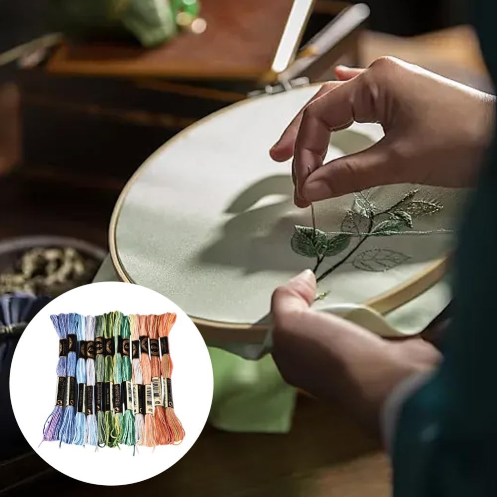 12 Stränge 105 Yards Kreuzstic – Embroidery Embellishments Bewertung und Preis