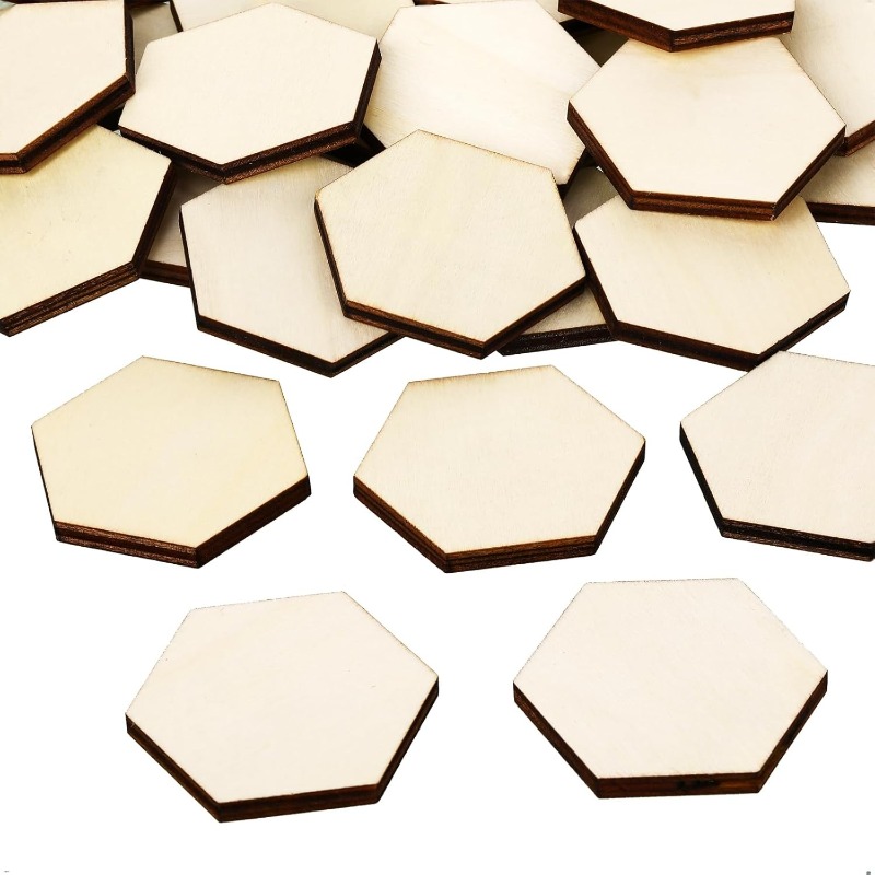 50 Stück 4 cm unlackierte Holz – Craft Embellishment Bewertung und Preis