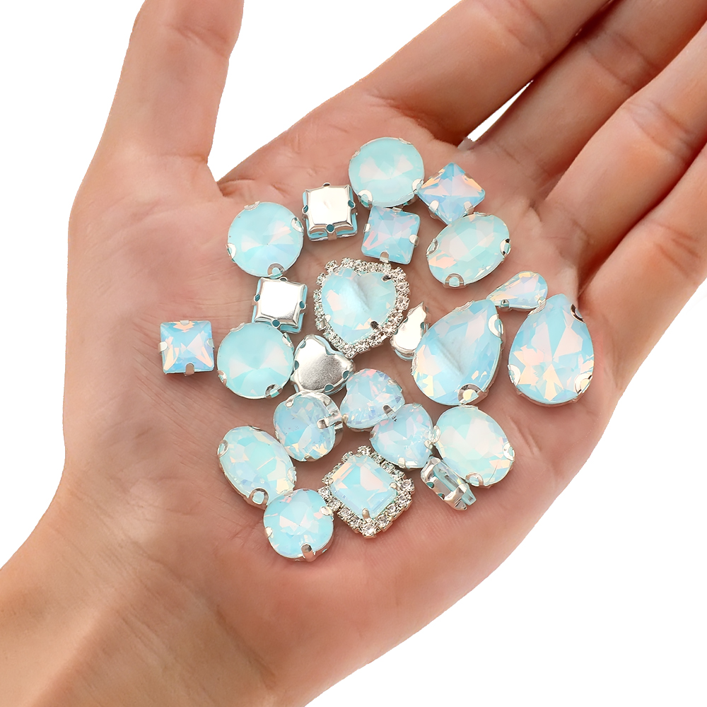 40 teile/beutel mischen Form O – Sew On Rhinestone Bewertung und Preis