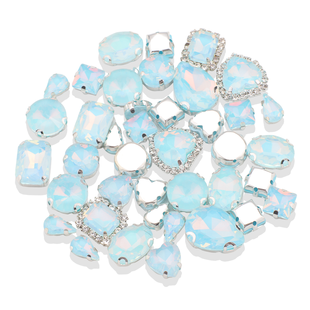 40 teile/beutel mischen Form O – Sew On Rhinestone Bewertung und Preis